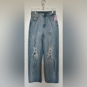 NWT, Wild Fable super High- Rise Baggy Jeans, size 4